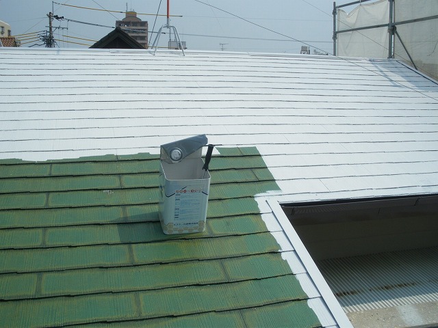 屋根塗装の施工